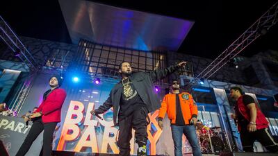 Yoyo Honey Singh performing his set later in the night.