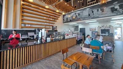 The first Qahwah House cafe opened in Dearborn in 2017. Stephen Starr / The National