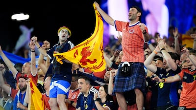 Scotland fans, alias the Tartan Army, are back at a World Cup for the first time since France '98 and are celebrating a 1-0 win over Haiti at the Boston Stadium in Foxborough, Massachusetts. PA