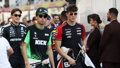 Sauber's Gabriel Bortoleto and Haas driver Oliver Bearman
