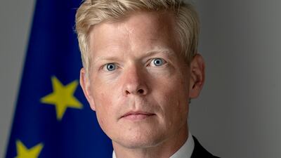 Hans Grundberg, the UN's Yemen envoy, is expected to meet President Abdrabu Mansur Hadi and other senior Yemeni figures. Photo: @EUinYemen