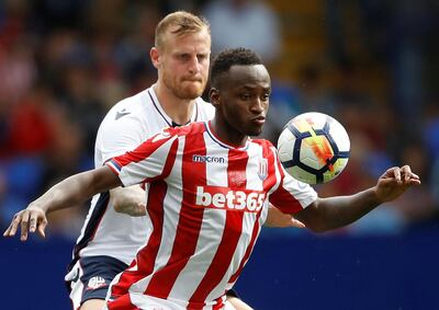 Sadio Berahino joined Stoke in January but is yet to score for the club. Carl Recine / Reuters
