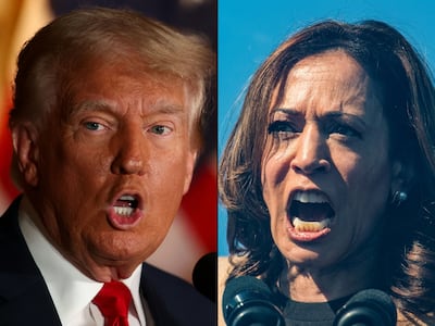 Donald Trump and Kamala Harris will face off on September 10. AFP