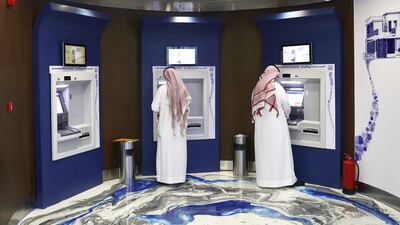 An Al Rajhi Bank branch in Riyadh. The lender reported the highest rise in its loan-to-deposit ratio in the first quarter, an Alvarez & Marsal report said. Bloomberg