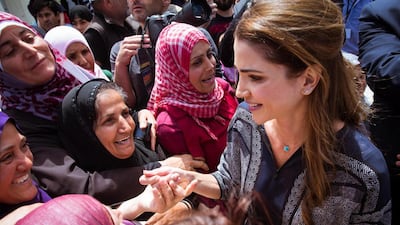 Scores of refugees and migrants clapped and cheered as she walked through the Kara Tepe camp, taking photographs and giving her notes.