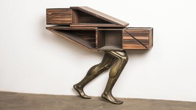 Up to $10,000 (Dh36,728): Kratos console by Vick Vanlian. Courtesy of Vick Vanlian
