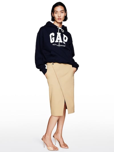 The Victoria Beckham x Gap collaboration sold out upon release in April. Photo: Gap