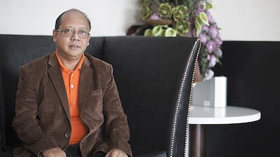 Baltazar Quiambao, a member of the national council of Couples of Christ, has lived in the capital for 8 years. Mona Al Marzooqi / The National