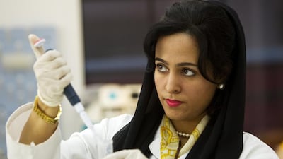 A woman of immense influence: Dr Maryam Matar, founder of the United Arab Emirates Genetic Diseases Association. Christopher Pike / The National