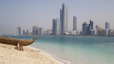 Corniche apartments: Q1 3% rise. 2BR - Dh120-150,000. 2BR - Dh175-300,000. Q1 2013-Q1 2014 21% rise. Mona Al-Marzooqi / The National