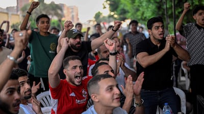 Football fans have adapted good-natured chants from the previous World Cup ahead of Egypt's upcoming game against Argentina. AFP