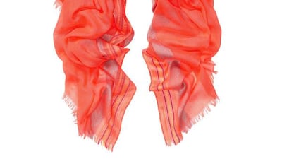 Scarf, Accessorize, Dh120. Courtesy Accessorize