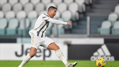 Ronaldo scores Juve's third goal. Getty