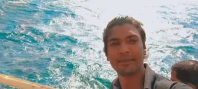 Dalip Singh, a young sailor on his second voyage, was killed during an Iranian drone attack. Photo: Singh family