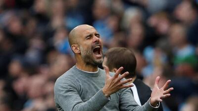 Pep Guardiola's Manchester City lost two matches in a row for the first time this season. Lee Smith / Reuters