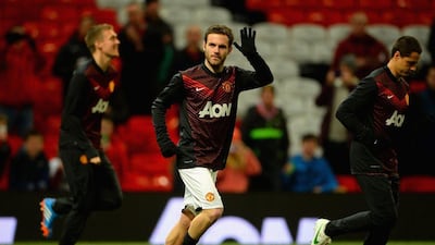 Juan Mata made his Manchester United debut on Tuesday night, playing 85 minutes. Michael Regan / Getty Images