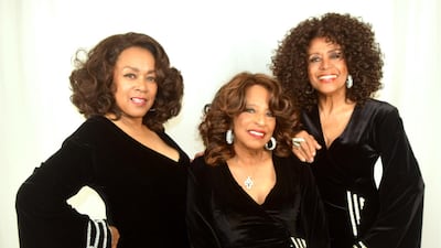 From left to right, Susaye Greene, Joyce Vincent and Scherrie Payne make up The Supremes