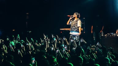 Moroccan-Belgian rapper Dystinct returns with new banger Ta3al. Photo: Instagram.com/dystinct1