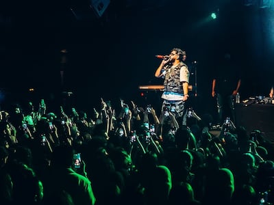 Moroccan-Belgian rapper Dystinct will perform at Dubai World Trade Centre. Photo: Instagram.com/dystinct1