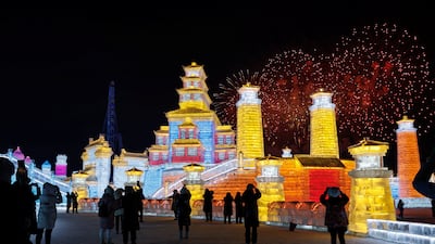 Fireworks at the opening ceremony of the festival on Friday. Reuters