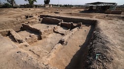 Ruins dating back to the ancient Kingdom of Eshnunna at the Tell Muhammad archaeological site near Baghdad. AFP