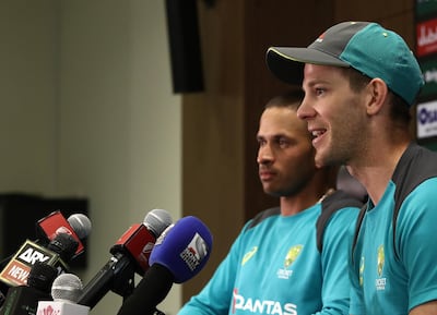 Tim Paine, right, and Usman Khawaja are seemingly leading Australia into a new era. Getty Images