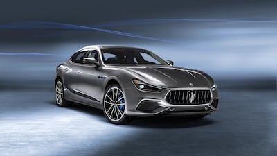 The Maserati Ghibli Hybrid mixes a turbocharged, 2.0-litre, four-cylinder petrol engine from Alfa Romeo with a 48V mild-hybrid system