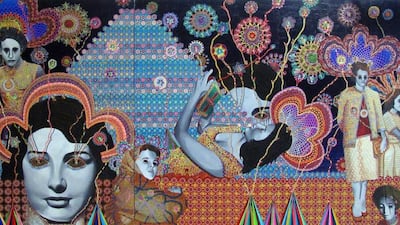 Asad Faulwell's Les Femmes d'Alger. Courtesy Lawrie Shabibi