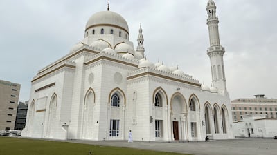 The local mosque in Al Hudaiba, Dubai.