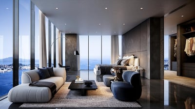 Designs include scope for massive open-plan living and dining areas as well as five large bedrooms, all with views.