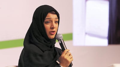 Reem Al Hashimy, UAE Minister of State for International Co-operation, has delivered a message of hope as Expo 2020 Dubai organisers consider plans to delay the event until next year. Pawan Singh / The National