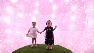 Dubai Garden Glow is a family favourite for residents and tourists alike. Chris Whiteoak / The National