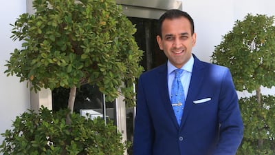 Umej Bhatia, the Singapore ambassador to the UAE, at the embassy in Abu Dhabi. Ravindranath K / The National