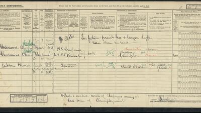 Alice Underwood, 53, from Slough, south-east England, described the 1921 census return as "a wicked waste of taxpayers money at this time of unemployment". PA