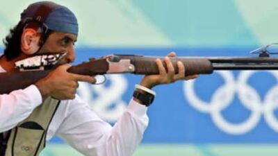 UAE's 2004 Olympic gold medallist, Sheikh Ahmed bin Hasher. AFP