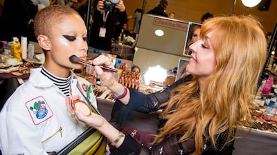 Charlotte Tilbury and model Adwoa Aboah, left