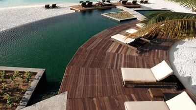 The pool view at Constance Moofushi. Courtesy Constance Hotels