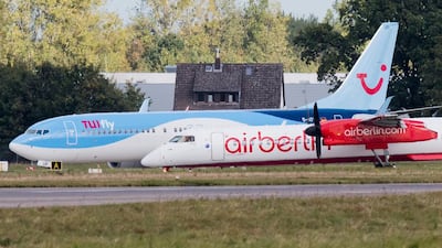 Etihad and airberlin had last October announced plans to form a new leisure airline by merging Air Berlin’s Austrian subsidiary Niki with the TUI subsidiary TUI fly. Julian Stratenschulte / AFP”