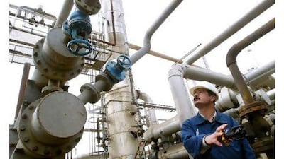 Afghanistan's mineral resources include copper, iron ore and oil. But security concerns are proving a hindrance. Afghanistan, which is set to start pumping oil for the first time in its history, can learn from Iraqi Kurdistan. Above, an oil refinery in Kurdistan. Behrouz Mehri / AFP, Dusan Vranic / AP Photo