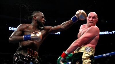 The WBC world heavyweight title fight between Deontay Wilder and Tyson Fury in December 2018 ended in a draw. Reuters