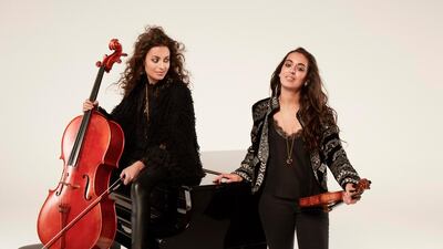 The Ayoub Sisters: The Scottish-Egyptian siblings and violinists are classical music’s next cross-over act. After all, they were discovered by renowned pop producer Mark Ronson and are signed to major classical music label Decca Records. Their eponymous debut album topped the UK’s classical chart and showcases their take on both the classics and modern pop songs. Courtesy The Ayoub Sisters