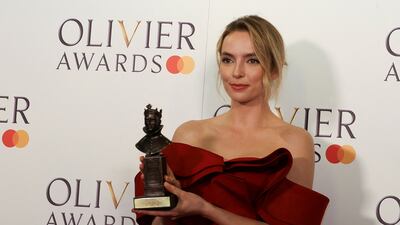 Jodie Comer won the award for Best Actress for Prima Facie at the Olivier Awards. Reuters