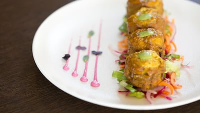 Vegetarian main: Bharwan mushroom