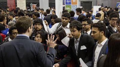 The US monthly jobs report showed continued strong hiring in January with a 257,000 advance in payrolls. Michael Nagle / Bloomberg News