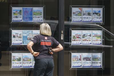 Mortgage rates are rising, putting a strain on household budgets. Bloomberg
