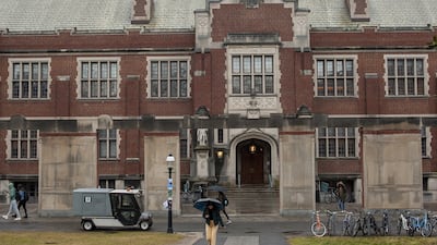 Princeton University in New Jersey. AFP