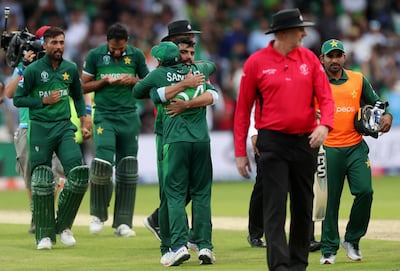 Captain Sarfaraz Ahmed and his Pakistan teammates have a huge challenge on their hands to reach the World Cup semi-finals. Lee Smith / Reuters