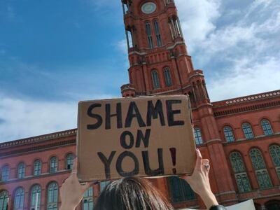 A group called Hands off Student Rights objects to tougher laws on expulsion in Berlin. Photo: Hands off Student Rights