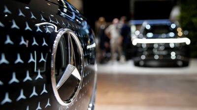 A detail of the Mercedes Concept EQT. Reuters