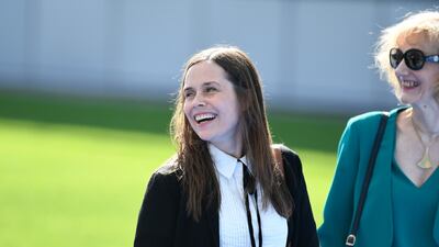Iceland's prime minister Katrin Jakobsdottir arrives for the summit. EPA